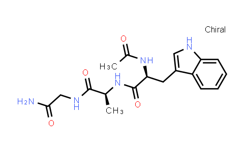 (S)-2-Acetamido-N-((S)-1-((2-amino-2-oxoethyl)amino)-1-oxopropan-2-yl)-3-(1H-indol-3-yl)propanamide