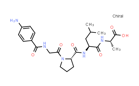 (S)-2-((S)-2-((S)-1-(2-(4-Aminobenzamido)acetyl)pyrrolidine-2-carboxamido)-4-methylpentanamido)propanoic acid