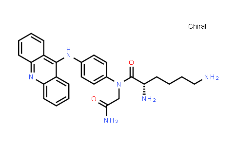(S)-N-(4-(Acridin-9-ylamino)phenyl)-2,6-diamino-N-(2-amino-2-oxoethyl)hexanamide