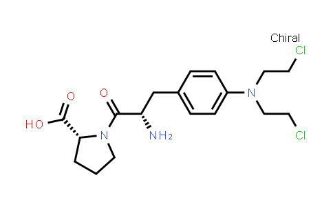 (R)-1-((S)-2-Amino-3-(4-(bis(2-chloroethyl)amino)phenyl)propanoyl)pyrrolidine-2-carboxylic acid
