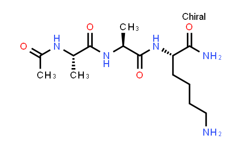 (S)-2-((S)-2-((S)-2-Acetamidopropanamido)propanamido)-6-aminohexanamide