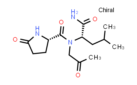 (S)-N-((S)-1-Amino-4-methyl-1-oxopentan-2-yl)-5-oxo-N-(2-oxopropyl)pyrrolidine-2-carboxamide