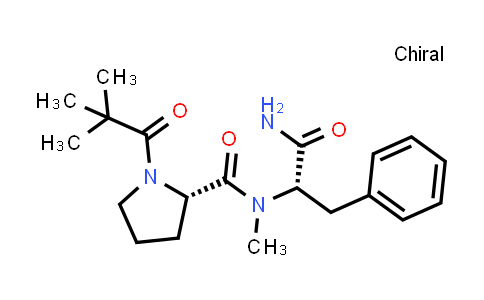 (S)-N-((S)-1-Amino-1-oxo-3-phenylpropan-2-yl)-N-methyl-1-pivaloylpyrrolidine-2-carboxamide