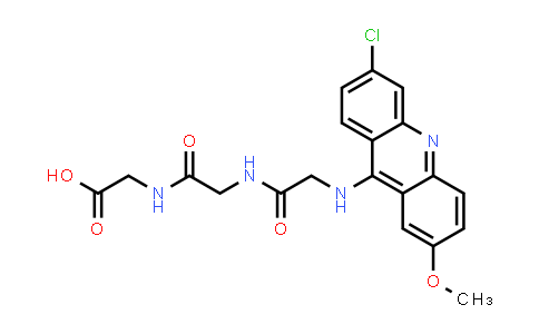 2-(2-(2-((6-Chloro-2-methoxyacridin-9-yl)amino)acetamido)acetamido)acetic acid