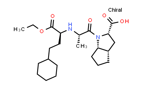 (2S,3AS,6aS)-1-((S)-2-(((S)-4-cyclohexyl-1-ethoxy-1-oxobutan-2-yl)amino)propanoyl)octahydrocyclopenta[b]pyrrole-2-carboxylic acid