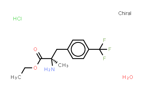 (R)-α-Methyl-4-triflu-oromethylphenylala-nine ethyl ester- hydrochloride- monohydrate