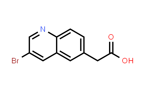 3-Bromo-6-quinolineacetic acid