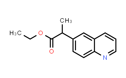 alpha-Methyl-6-quinolineacetic acid ethyl ester