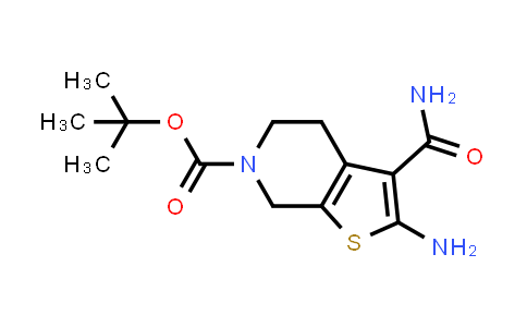 tert-butyl 2-amino-3-carbamoyl-5,7-dihydro-4H-thieno[2,3-c]pyridine-6-carboxylate