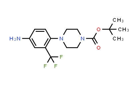 tert-butyl 4-(4-amino-2-(trifluoromethyl)phenyl)piperazine-1-carboxylate