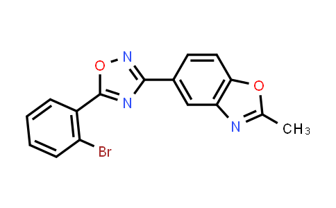 Benzoxazole, 5-[5-(2-bromophenyl)-1,2,4-oxadiazol-3-yl]-2-methyl-