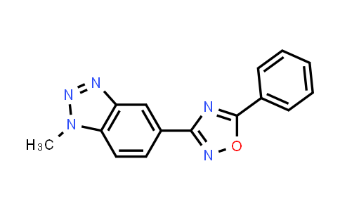 1H-Benzotriazole, 1-methyl-5-(5-phenyl-1,2,4-oxadiazol-3-yl)-