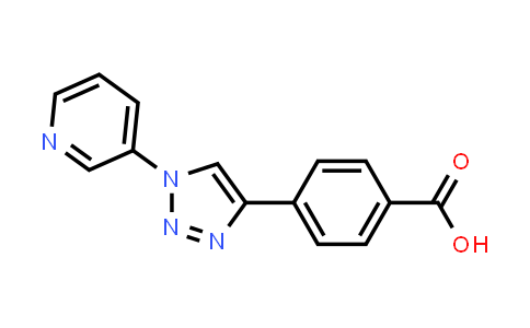 Benzoic acid, 4-[1-(3-pyridinyl)-1H-1,2,3-triazol-4-yl]-