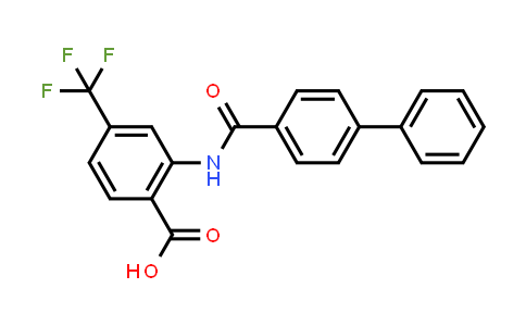Benzoic acid, 2-[([1,1'-biphenyl]-4-ylcarbonyl)amino]-4-(trifluoromethyl)-
