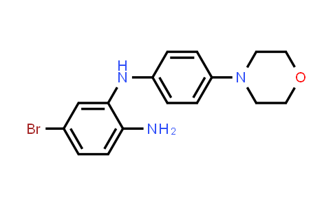 1,2-Benzenediamine, 4-bromo-N2-[4-(4-morpholinyl)phenyl]-