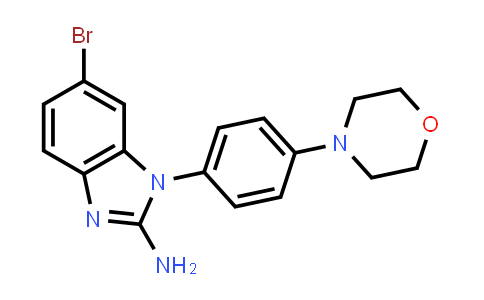 1H-Benzimidazol-2-amine, 6-bromo-1-[4-(4-morpholinyl)phenyl]-