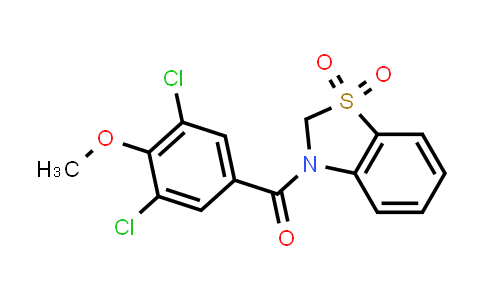 Methanone, (3,5-dichloro-4-methoxyphenyl)(1,1-dioxido-3(2H)-benzothiazolyl)-