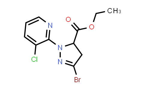 ethyl 1-(3-chloro-2-pyridinyl)-3-bromo-2-pyrazoline-5-carboxylate