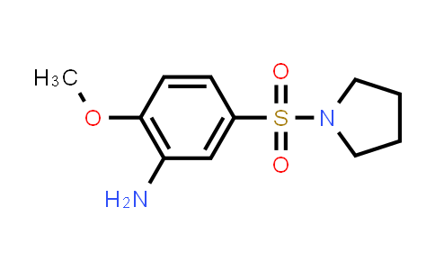 2-methoxy-5-(1-pyrrolidinylsulfonyl)- Benzenamine