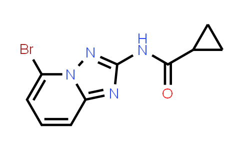N-(5-bromo-[1,2,4]triazolo[1,5-a]pyridin-2-yl)cyclopropanecarboxamide