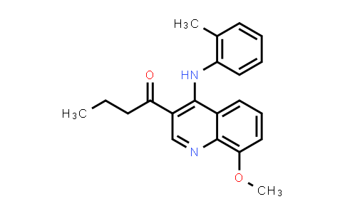 3-butyryl-4-(2-methylphenylamino)-8-methoxyquinoline