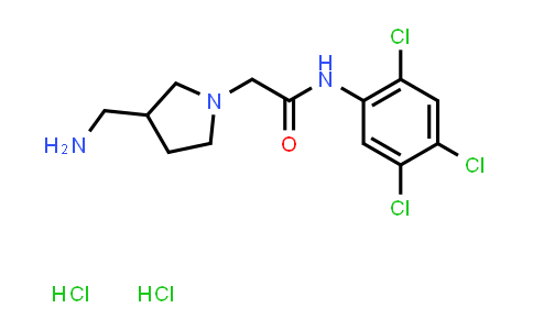 2-(3-(Aminomethyl)pyrrolidin-1-yl)-N-(2,4,5-trichlorophenyl)acetamide dihydrochloride