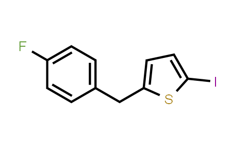 5-((4-fluorophenyl)methyl)-2-iodothiophene
