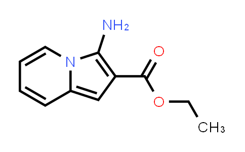 2-Indolizinecarboxylic acid, 3-amino-, ethyl ester
