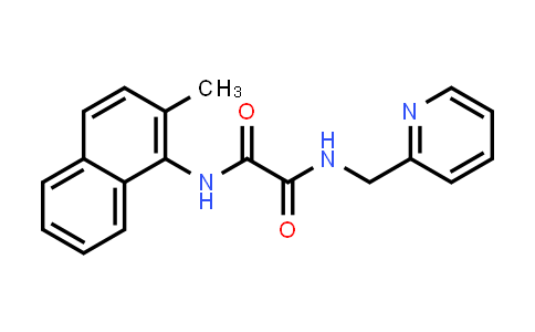 N-(2-methylnaphthalen-1-yl)-N’-(pyridin-2-ylmethyl)oxalamide