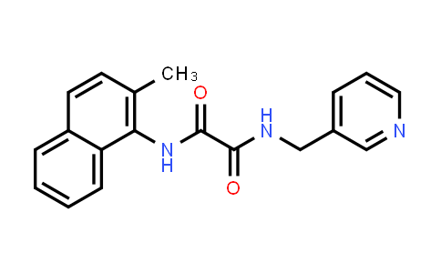 N-(2-methylnaphthalen-1-yl)-N’-(pyridin-3-ylmethyl)oxalamide