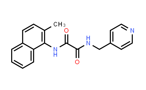N-(2-methylnaphthalen-1-yl)-N’-(pyridin-4-ylmethyl)oxalamide