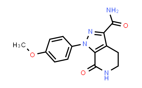 1H-Pyrazolo[3,4-c]pyridine-3-carboxamide, 4,5,6,7-tetrahydro-1-(4-methoxyphenyl)-7-oxo-