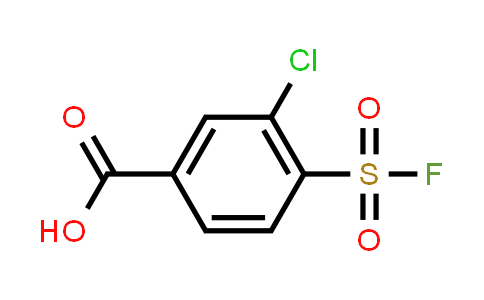 Benzoic acid, 3-chloro-4-(fluorosulfonyl)-