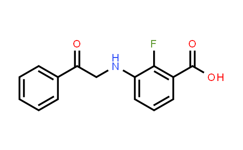 3-(benzoylmethylamino)-2-fluoro- Benzoic acid