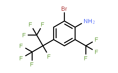 2-Bromo-4-(perfluoropropan-2-yl)-6-(trifluoromethyl)aniline
