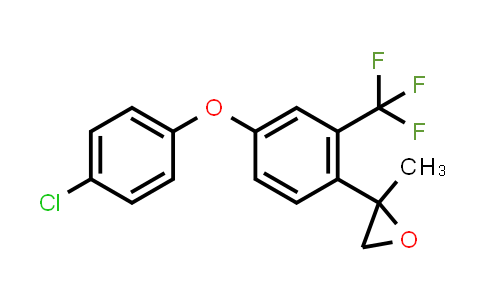 2-(4-(4-chlorophenoxy)-2-(trifluoromethyl)phenyl)-2-methyloxirane
