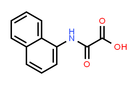 2-(1-naphthalenylamino)-2-oxo- Acetic acid