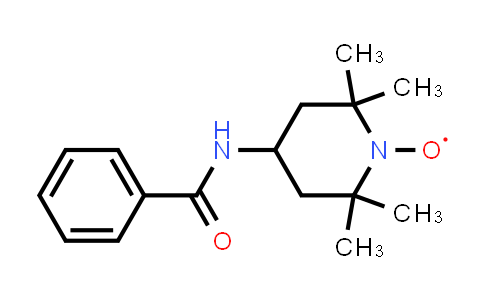 1-Piperidinyloxy, 4-(benzoylamino)-2,2,6,6-tetramethyl-