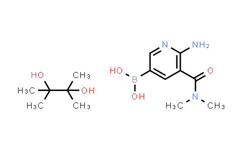 6-Amino-5-(dimethylcarbamoyl)pyridine-3-boronic acid pinacol