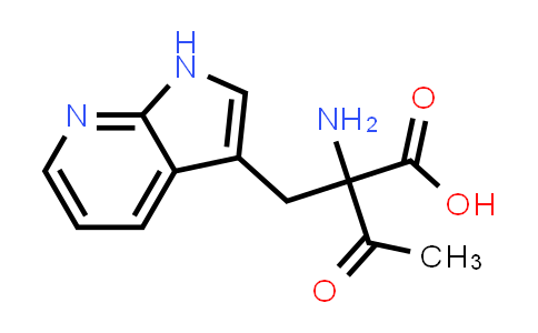 2-Acetyl-3-(1H-pyrrolo(2,3-b)pyridin-3-yl)-DL-alanine