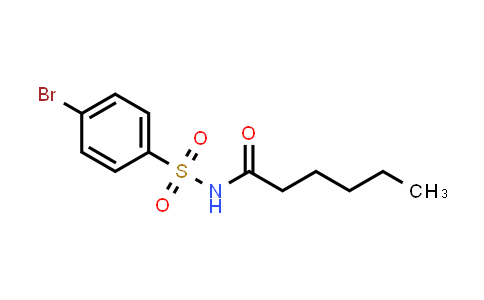 N-((4-Bromophenyl)sulfonyl)hexanamide
