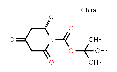1-Piperidinecarboxylic acid, 2-methyl-4,6-dioxo-, 1,1-dimethylethyl ester, (2S)-
