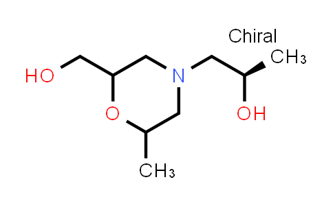 4-Morpholineethanol, 2-(hydroxymethyl)-α,6-dimethyl-, (αR)-