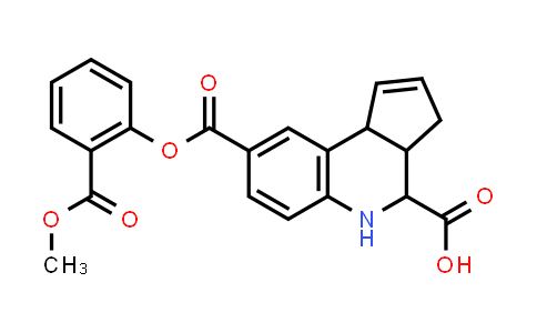 8-((2-(Methoxycarbonyl)phenoxy)carbonyl)-3a,4,5,9b-tetrahydro-3H-cyclopenta[c]quinoline-4-carboxylic acid