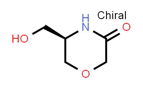 3-Morpholinone, 5-(hydroxymethyl)-, (5R)-