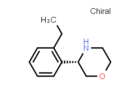 Morpholine, 3-(2-ethylphenyl)-, (3S)-