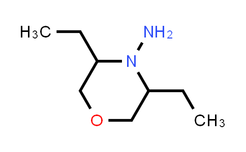 4-Morpholinamine, 3,5-diethyl-