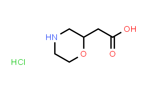 2-Morpholineacetic acid, hydrochloride