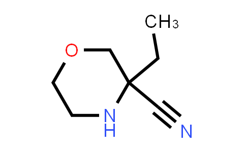 3-Morpholinecarbonitrile, 3-ethyl-