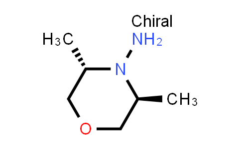 4-Morpholinamine, 3,5-dimethyl-, trans-